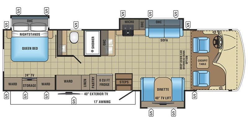 2016 JAYCO ALANTE 32N Floorplan