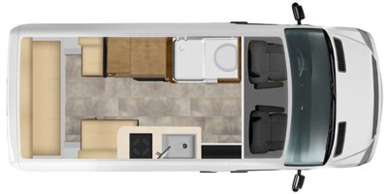 2021 PLEASURE WAY ON TOUR 2.0 Floorplan
