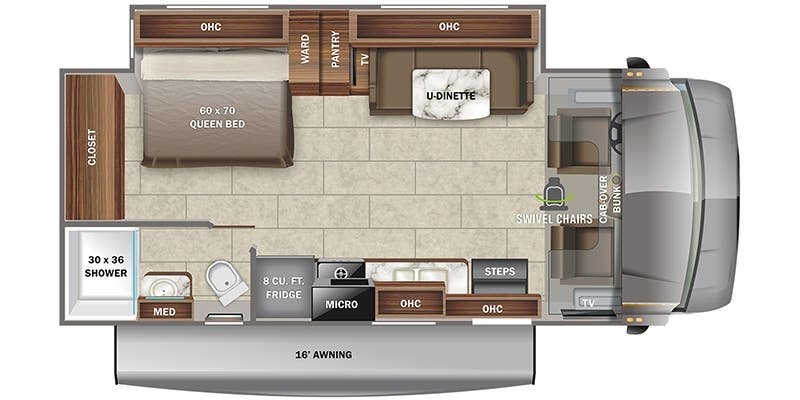 2020 JAYCO REDHAWK 24B Floorplan