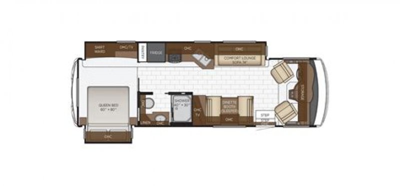 2022 NEWMAR BAYSTAR 2702 SPORT Floorplan