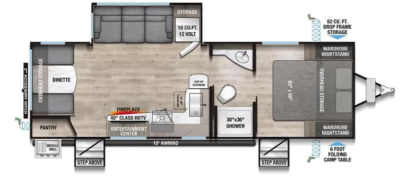 2025 ALLIANCE DELTA 252RL Floorplan