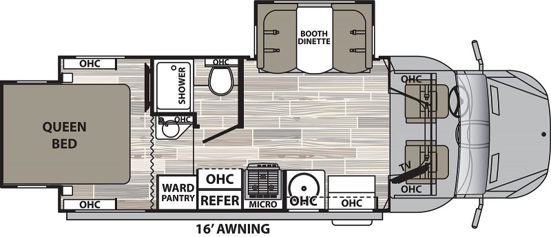 2025 FOREST RIVER ISATA 3 24RW Floorplan