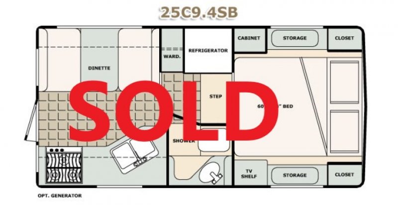 2026 BIGFOOT RV BIGFOOT 2500 9.4 SB Floorplan