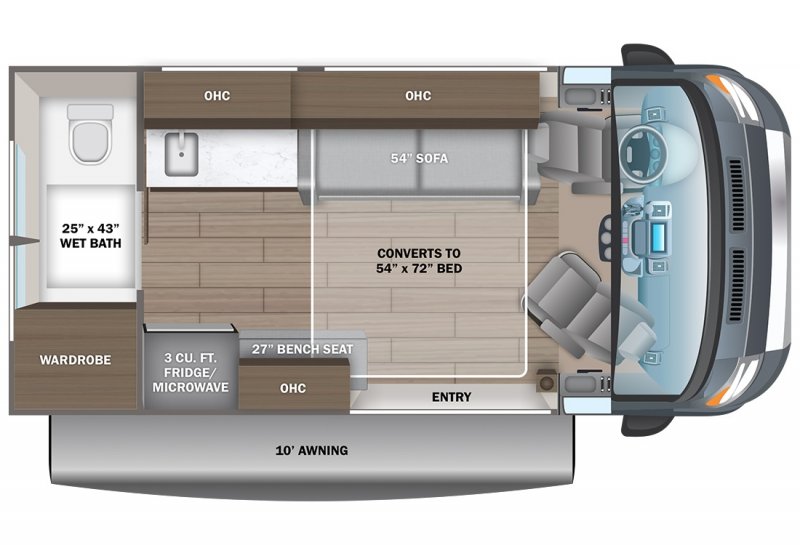 2024 ENTEGRA ARC 18C Floorplan