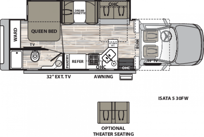 2020 DYNAMAX ISATA 5 30 FW Floorplan