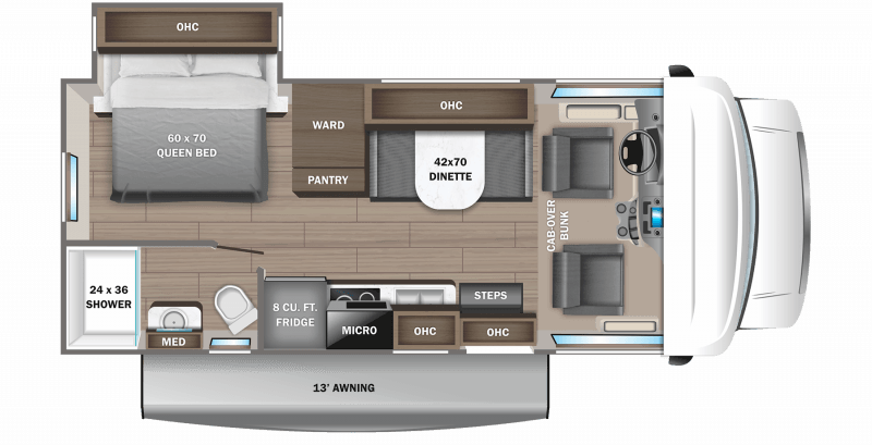 2023 JAYCO REDHAWK SE 22C Floorplan