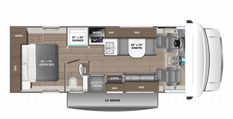 2024 JAYCO REDHAWK 27N Floorplan