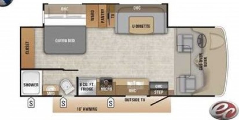 2022 ENTEGRA ODYSSEY 24B Floorplan