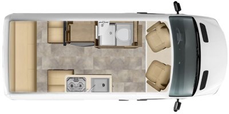 2015 PLEASURE-WAY ASCENT TS Floorplan