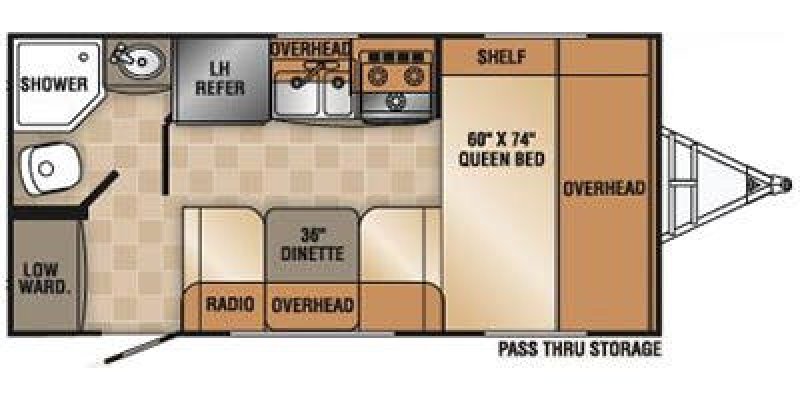 2014 MONICO R-VISION TRAIL LITE 1890QB Floorplan