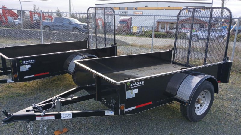2022 OASIS TRAILER OASIS TRAILER 4 X 8 ECOMONY - 4' MESH END GATE