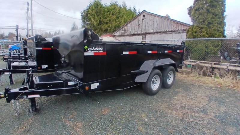 2022 OASIS TRAILER OASIS TRAILER 7' X 14' LO PRO BP DUMP