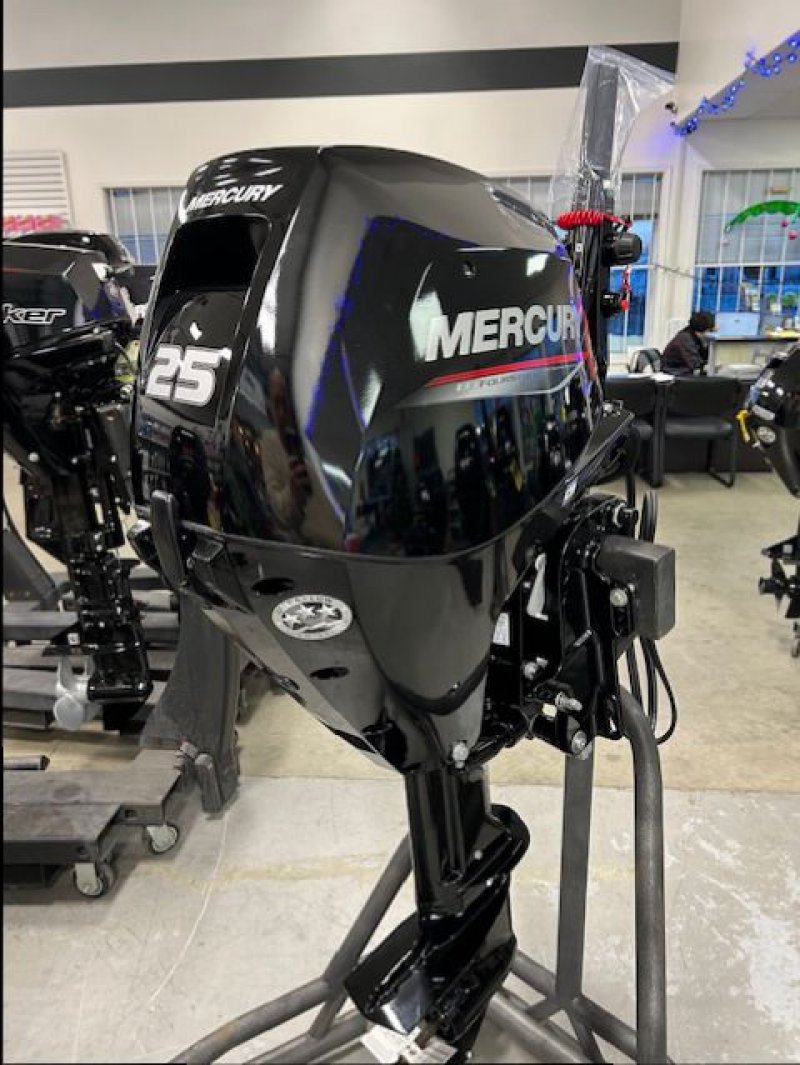 2026 MERCURY 25HP, TILLER, ELEC START, P/TRIM, 20