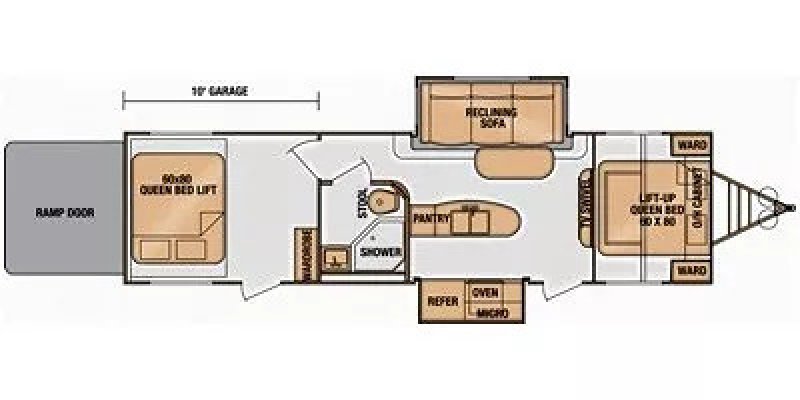 2014 CRUISER FUNFINDER XT300 Floorplan