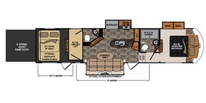 2014 DUTCHMEN V3605 VOLTAGE Floorplan