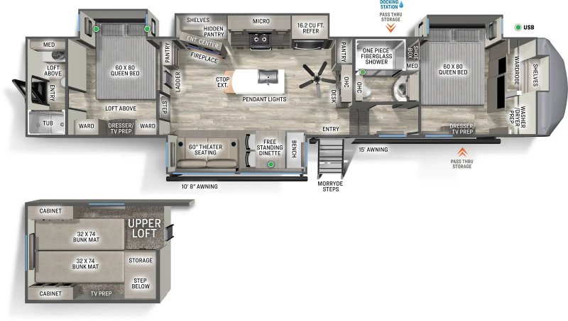 2026 FOREST RIVER SIERRA 4002FB Floorplan