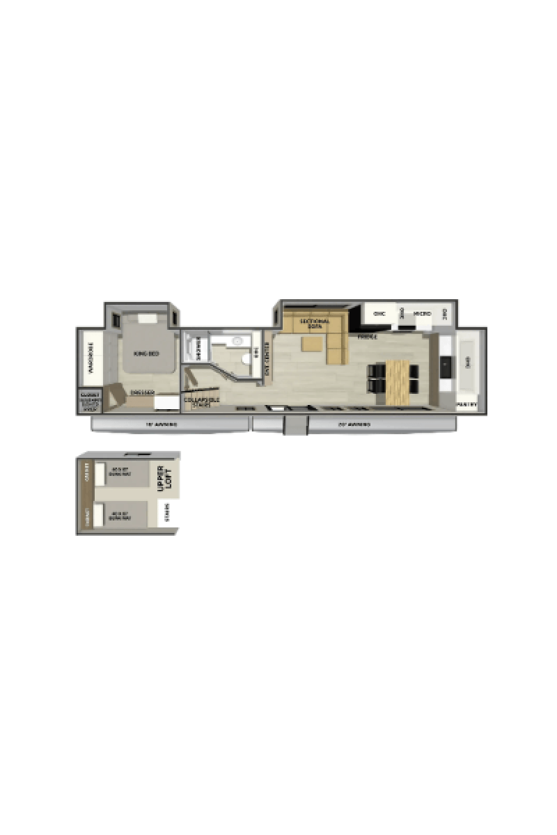 2027 FOREST RIVER SIERRA 422FKL Floorplan