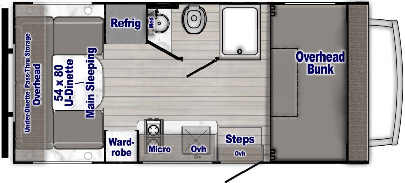 2027 GULF STREAM CONQUEST 6215LE Floorplan