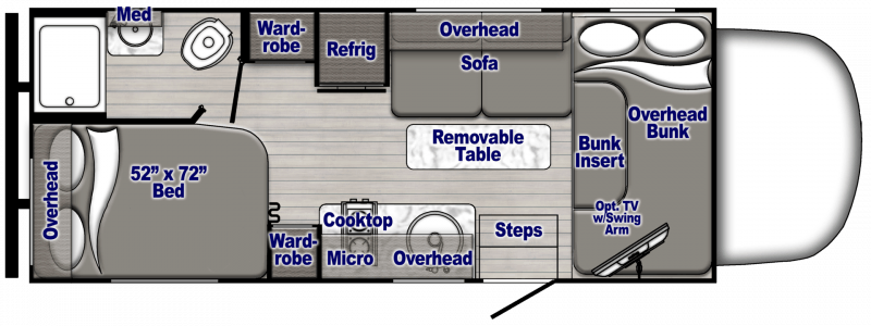2026 GULF STREAM CONQUEST 4237 Floorplan