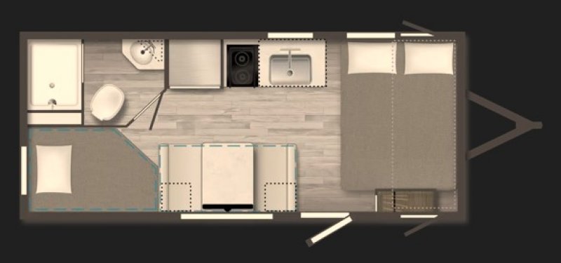 2026 WINNEBAGO ACCESS 18DBH Floorplan