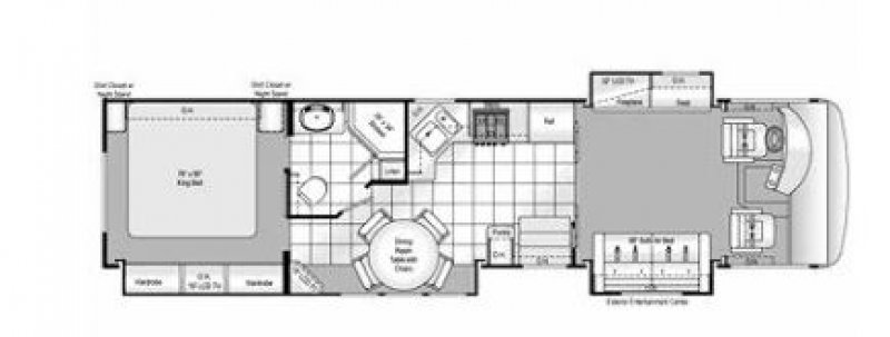 2009 THOR MOTOR COACH CHALLENGER 371 Floorplan