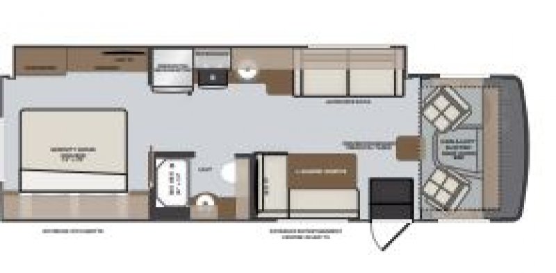 2024 FLEETWOOD HOLIDAY RAMBLER 29M Floorplan