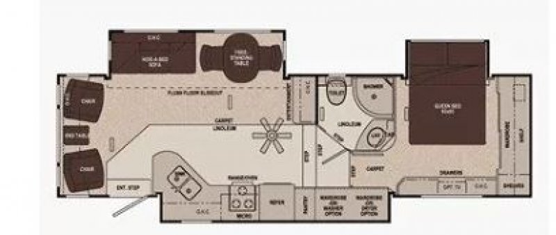 2011 CARRIAGE CAMEO 31KSLS Floorplan