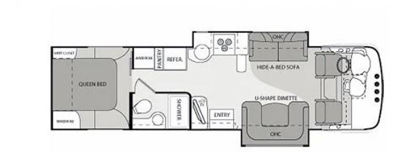 2012 THOR MOTOR COACH SERRANO 31V Floorplan