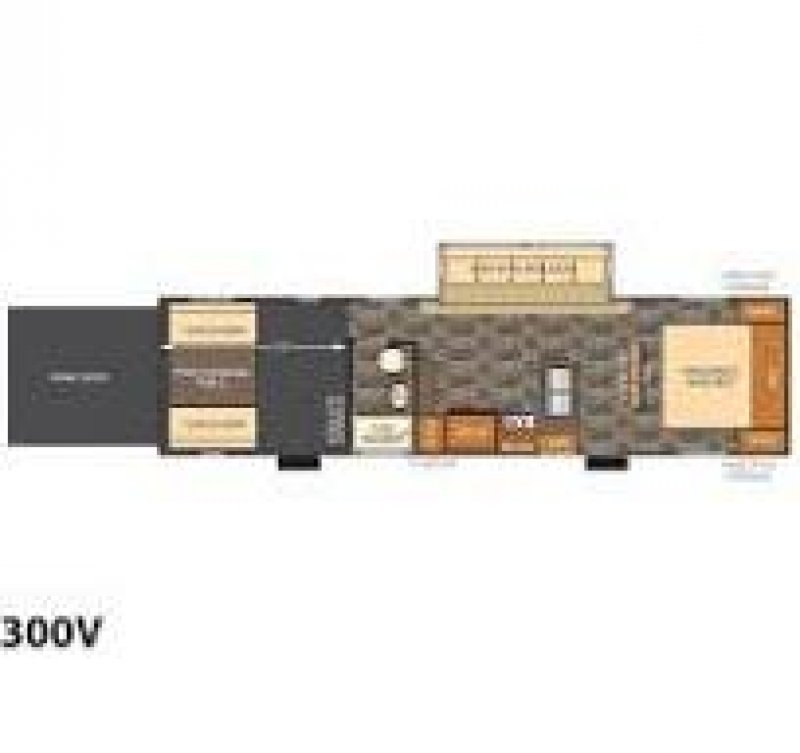 2015 FOREST RIVER VENGEANCE 300V Floorplan