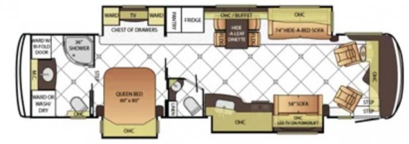 2015 NEWMAR DUTCHSTAR 3736 Floorplan