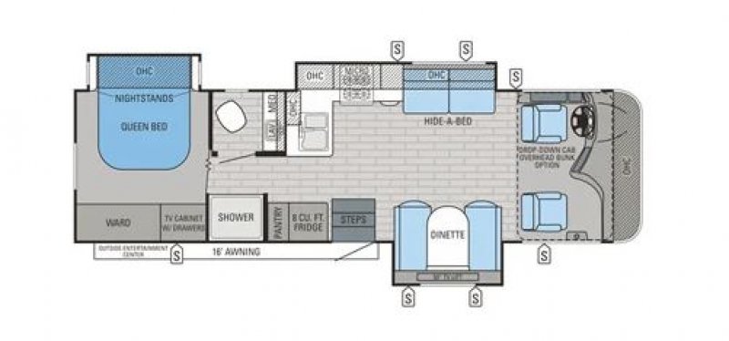 2016 JAYCO PRECEPT 31UL Floorplan