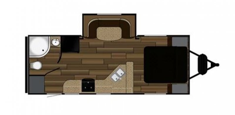 2017 CRUISER RV SHADOW CRUISER 225RBS Floorplan