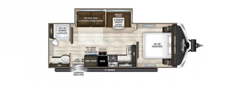 2017 GRAND DESIGN IMAGINE 2600RB Floorplan