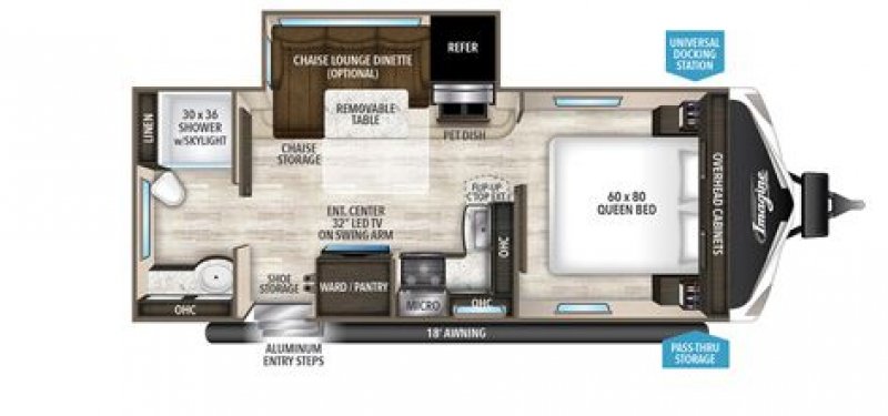 2018 GRAND DESIGN IMAGINE 2150RB Floorplan