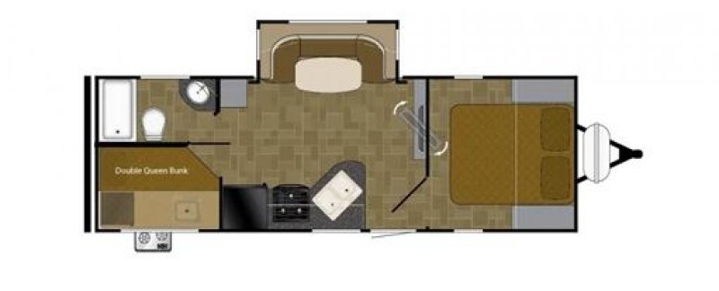 2018 HEARTLAND MALLARD 24.5 Floorplan