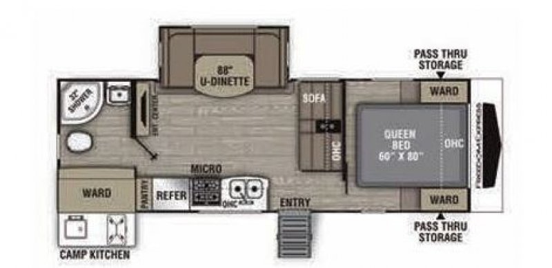 2020 COACHMEN FREEDOM EXPRESS 248RBS Floorplan