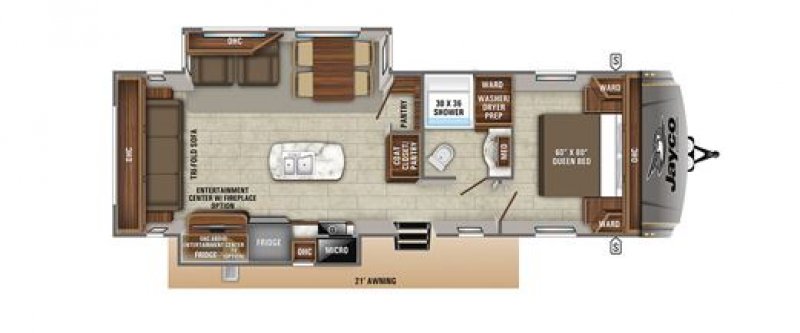 2020 JAYCO EAGLE 280 RSOK Floorplan