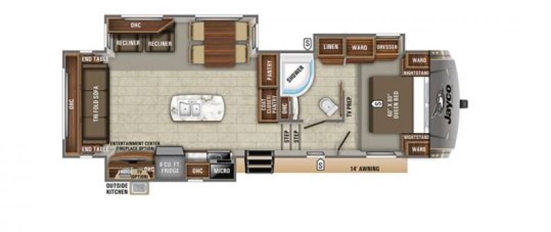 2020 JAYCO EAGLE HT 28.5RSTS Floorplan
