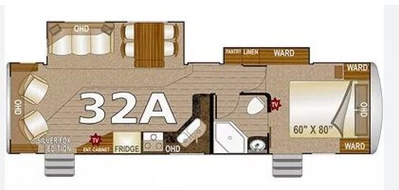 2020 NORTHWOOD MANUFACTURING ARCTIC FOX 32A Floorplan