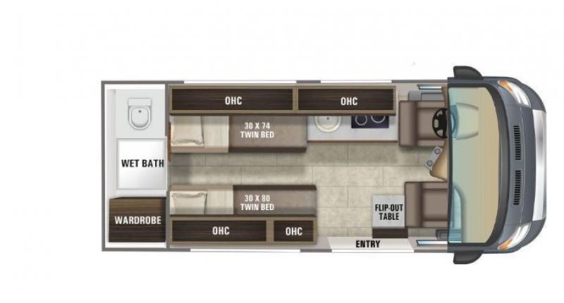 2021 ENTEGRA ETHOS 20T Floorplan