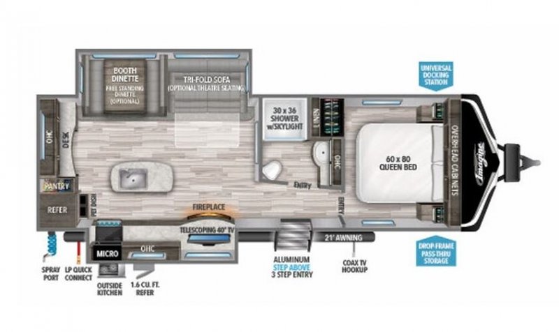 2021 GRAND DESIGN IMAGINE 2670MK Floorplan