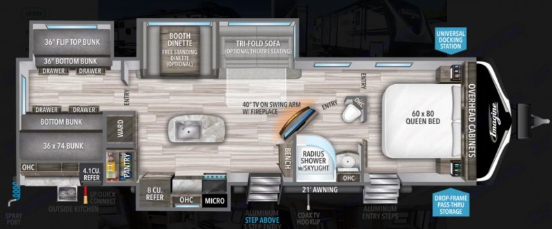 2021 GRAND DESIGN IMAGINE 3250 Floorplan