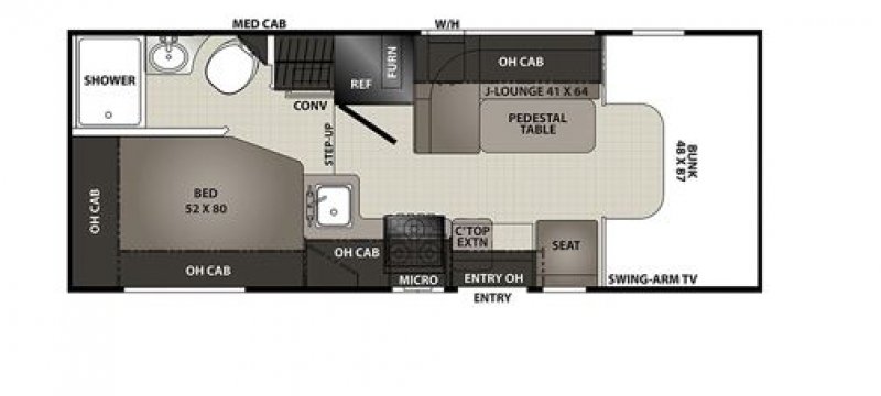 2023 COACHMEN CROSSTRAIL 20CB Floorplan