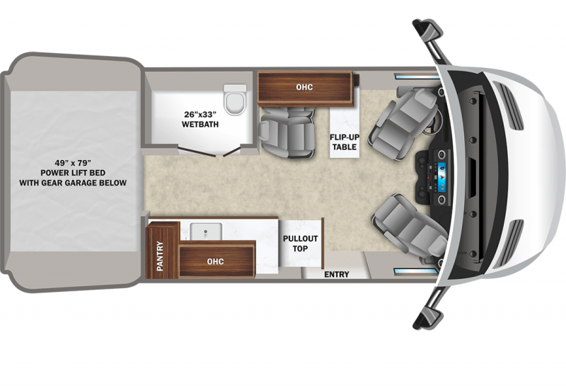 2023 ENTEGRA COACH LAUNCH 19Y Floorplan