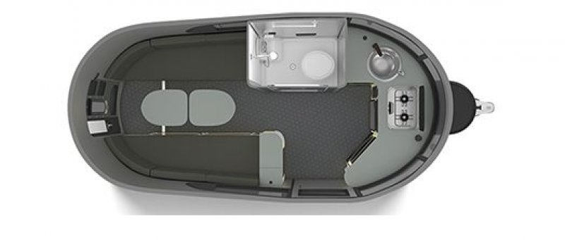 2024 AIRSTREAM BASECAMP 16X Floorplan