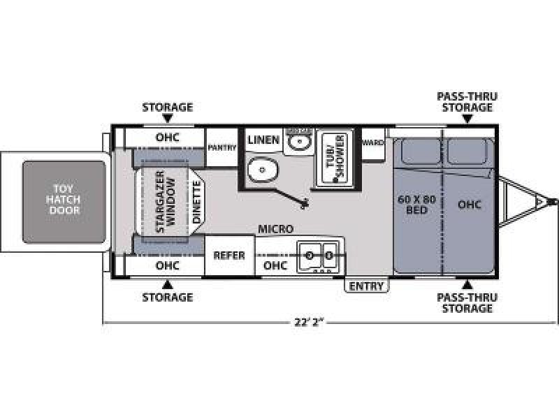 2025 COACHMEN APEX 190RBS Floorplan