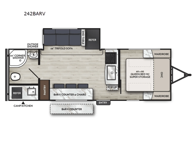 2025 COACHMEN APEX 242BARV Floorplan