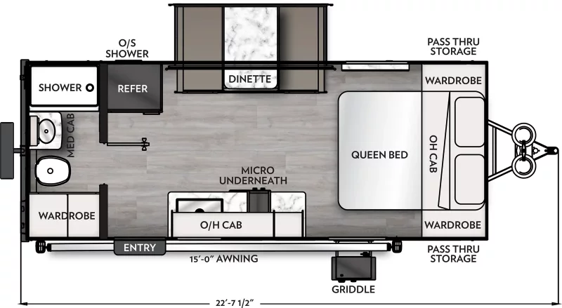 2025 COACHMEN APEX NANO 190RBS Floorplan