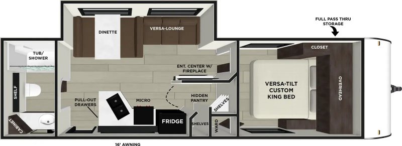 2026 FOREST RIVER WILDWOOD 25ICE Floorplan