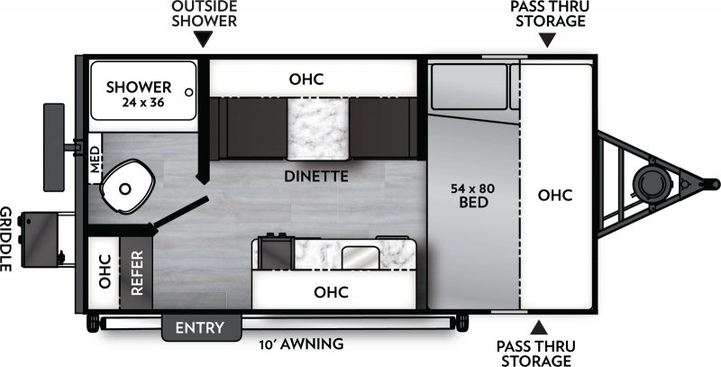 2026 COACHMEN APEX REMOTE 14R Floorplan